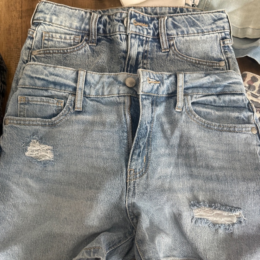 10/12 denim short haul (6 total) like NEW
